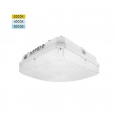 LED Canopy Light, 40/60/70W Selectable Wattage，3CCT Selectable 3000K/4000K/5000K