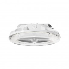 LED Round Parking Garage Canopy Lights, 45W/60W/80W Selectable Wattage, 3 CCT Tunable 3000K/4000K/5000K