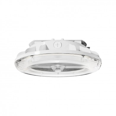 LED Round Parking Garage Canopy Lights, 45W/60W/80W Selectable Wattage, 3 CCT Tunable 3000K/4000K/5000K