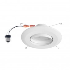 6 Inch Rotatable LED Retrofit Downlight Gimbal, Swiveling Lens, Dimmable Recessed Light Fixtures