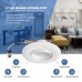6 Inch Rotatable LED Retrofit Downlight Gimbal, Swiveling Lens, Dimmable Recessed Light Fixtures