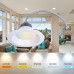 6 Inch LED Recessed Lighting, Power Selectable 22W/15W/10W