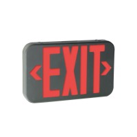 Double-Sided Red EXIT Sign with 90-Min Battery Backup - Fireproof, UL Listed for Office, Apartment, Mall, School, Hotel - Dual Voltage (120/277VAC)
