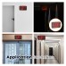 Double-Sided Red EXIT Sign with 90-Min Battery Backup - Fireproof, UL Listed for Office, Apartment, Mall, School, Hotel - Dual Voltage (120/277VAC)