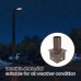 Tenon Adapter For 4 Inch Square Pole Mount With 2-3/8 Inch Vertical Tenon